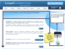 Tablet Screenshot of eurosign.tv